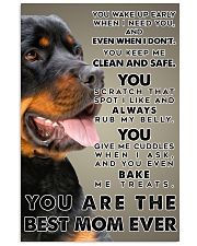 Rottweiler Best Mom Ever Poster 2512 11x17 Poster front