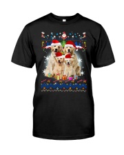 Golden Retriever Family Xmas 0210 Classic T-Shirt thumbnail
