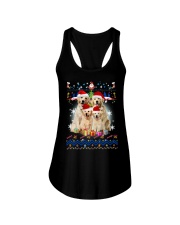 Golden Retriever Family Xmas 0210 Ladies Flowy Tank thumbnail