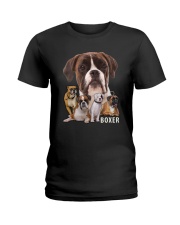 Boxer Awesome Family 0501 Ladies T-Shirt thumbnail