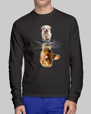 GAEA - Golden Retriever Dream New - 0908 - 1 Long Sleeve Tee lifestyle-unisex-longsleeve-front-1