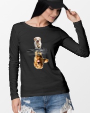 GAEA - Golden Retriever Dream New - 0908 - 1 Long Sleeve Tee lifestyle-unisex-longsleeve-front-4