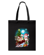 Labrador Retriever and snowman funny Tote Bag thumbnail