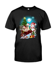 Labrador Retriever and snowman funny Classic T-Shirt thumbnail
