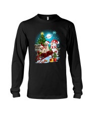 Labrador Retriever and snowman funny Long Sleeve Tee thumbnail