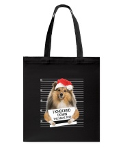 Collie Knocked Down 0112 Tote Bag thumbnail