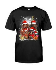 ZEUS - Dachshund Christmas- 2809 - 73 Classic T-Shirt thumbnail