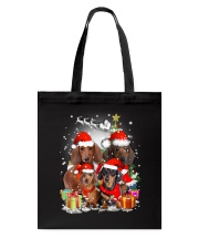 ZEUS - Dachshund Christmas- 2809 - 73 Tote Bag thumbnail