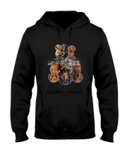 ZEUS - Dachshund Dreaming - 2809 - A7 Hooded Sweatshirt front