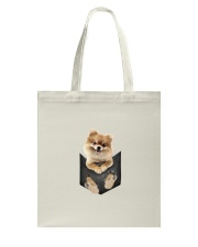 Pomeranian Pocket 1012 Tote Bag front