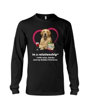 In A Relationship Golden Retriever Long Sleeve Tee thumbnail