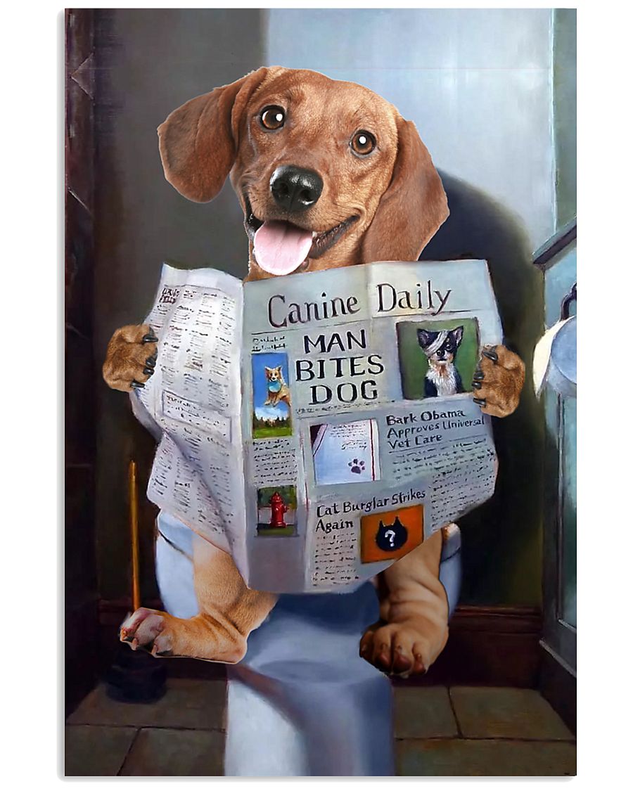 Dachshund Newspapers Poster 0501 11x17 Poster