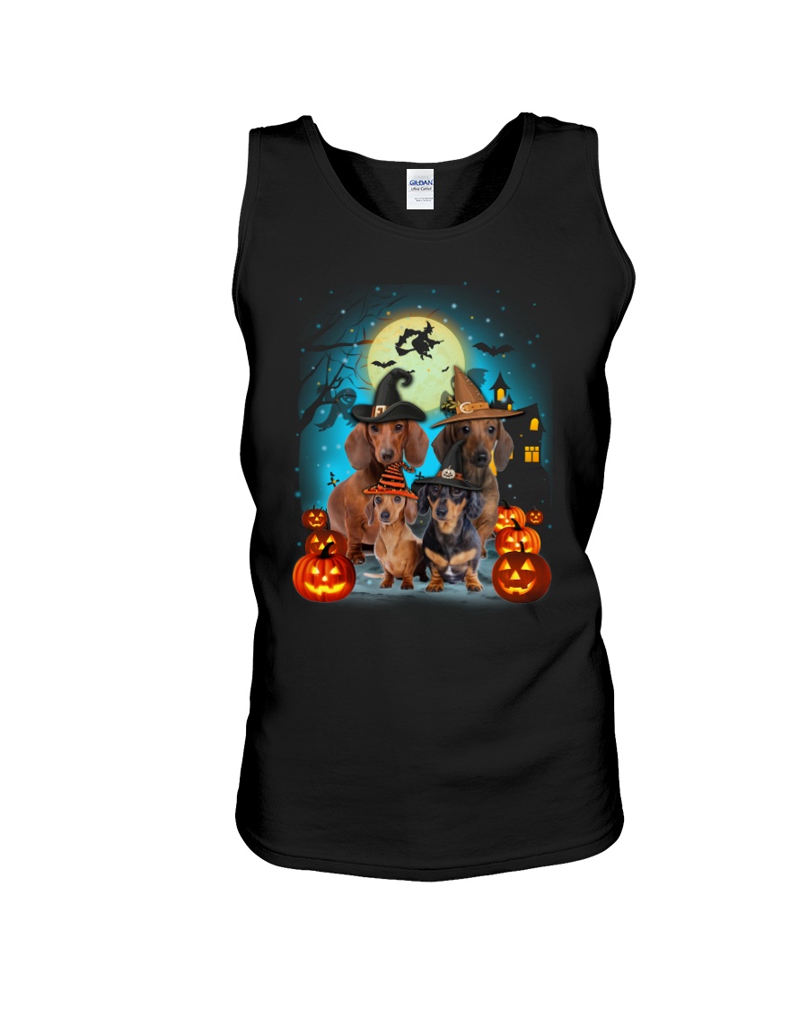 Dachshund Halloween Unisex Tank