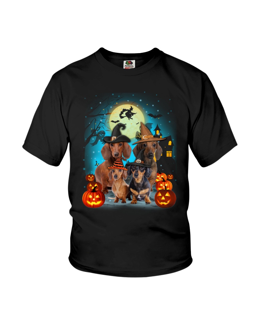 Dachshund Halloween Youth T-Shirt