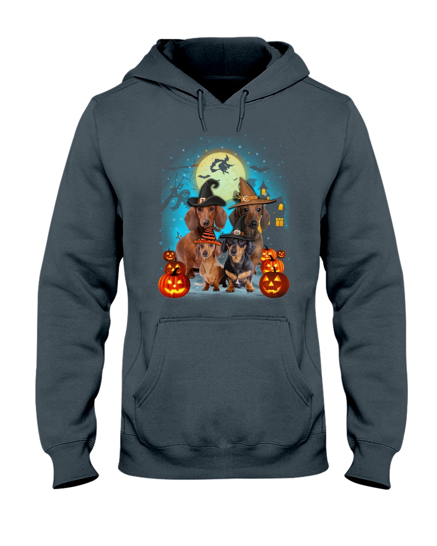 Dachshund Halloween Hooded Sweatshirt
