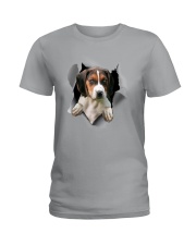 Treeing Walker Coonhound Scratch Hole Mug 2801 Ladies T-Shirt thumbnail
