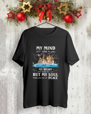 My Dog and My Soul 2609 Classic T-Shirt lifestyle-holiday-crewneck-front-2