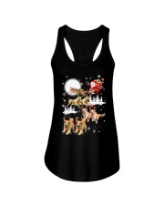 Golden Retriever Reindeers Ladies Flowy Tank thumbnail