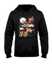 Golden Retriever Reindeers Hooded Sweatshirt front