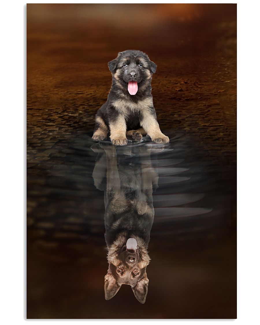 German Shepherd Believe 11x17 Poster