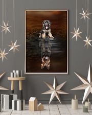 German Shepherd Believe 11x17 Poster lifestyle-holiday-poster-1