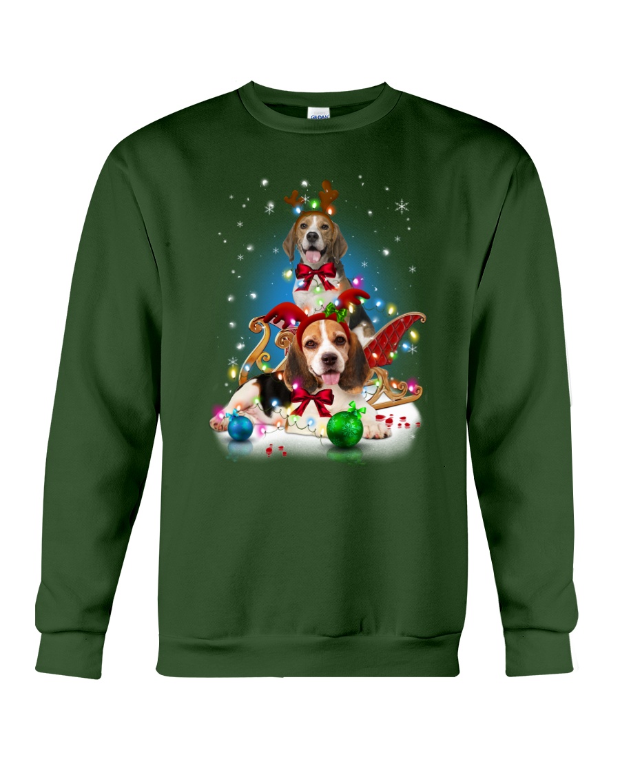 Beagle Merry Chritsmas Crewneck Sweatshirt