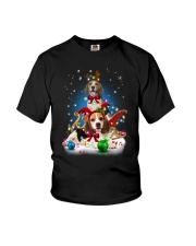 Beagle Merry Chritsmas Youth T-Shirt thumbnail