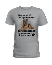 German Shepherd Antidepressant Ladies T-Shirt thumbnail