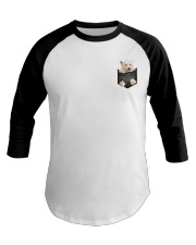 West Highland White Terrier Pocket 3 Baseball Tee thumbnail