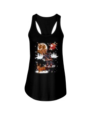 Reindeer New Dachshund Ladies Flowy Tank thumbnail