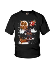 Reindeer New Dachshund Youth T-Shirt thumbnail