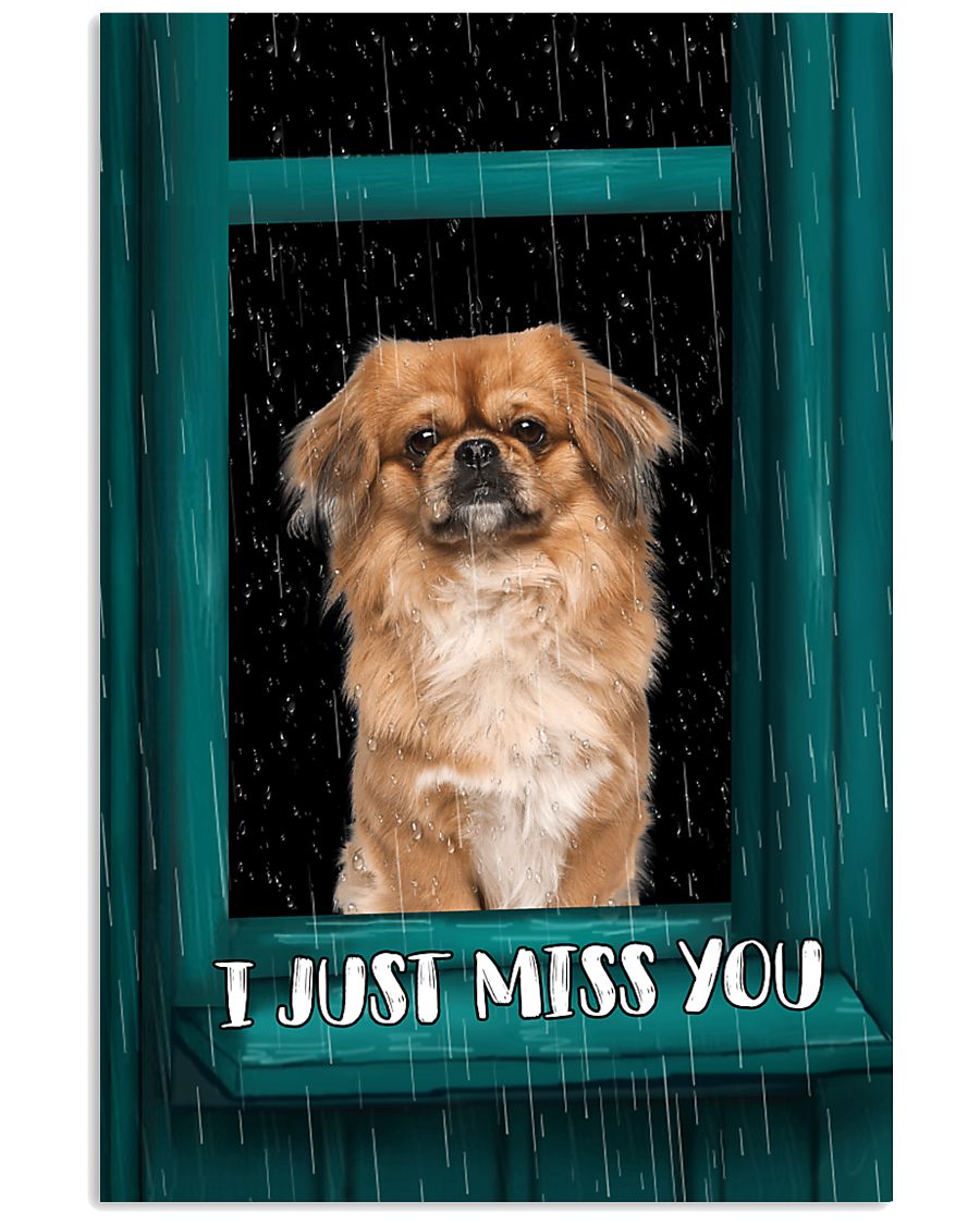 Pekingese I Just Miss You Poster 2501 11x17 Poster