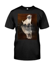 Pug Reflection Mug 1412 Classic T-Shirt thumbnail