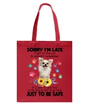 Chihuahua safe 0410 Tote Bag thumbnail
