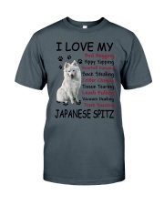 Japanese Spitz Bed Hogging 3001 Classic T-Shirt thumbnail