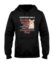 Pembroke Welsh Corgi Guardian Angel 1112 Hooded Sweatshirt front