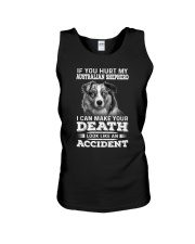 Australian Shepherd Hurt My Dog 1503 Unisex Tank thumbnail