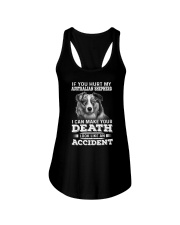 Australian Shepherd Hurt My Dog 1503 Ladies Flowy Tank thumbnail