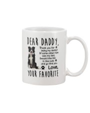 Collie Dear Daddy Mug 2201 Mug front
