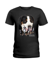 Greater Swiss Mountain Dog Awesome Family 0701 Ladies T-Shirt thumbnail