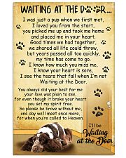 English Cocker Spaniel Waiting at The Door 11x17 Poster front