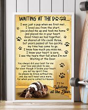 English Cocker Spaniel Waiting at The Door 11x17 Poster lifestyle-poster-4