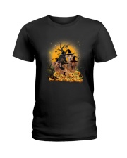 Dachshund For Halloween 0608 Ladies T-Shirt thumbnail