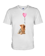 Yorkshire Terrier - Love you V-Neck T-Shirt thumbnail