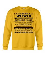 I'm not a widower i'm a husband to a wife wings Crewneck Sweatshirt thumbnail