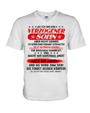 Yes I am a spoiled Son-Mom - H2 V-Neck T-Shirt thumbnail