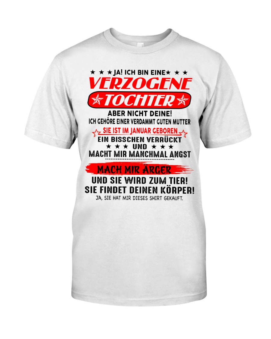 Geschenk fur die Tochter - C01 Januar Classic T-Shirt