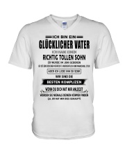 Ich bin ein Glucklicher Vater- Tollen Sohn- kun06 V-Neck T-Shirt thumbnail
