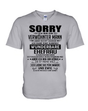 SORRY - MANN 12 V-Neck T-Shirt thumbnail