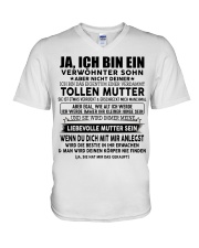 Perfektes Geschenk für Sohn S-0 V-Neck T-Shirt thumbnail